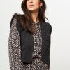 Women By Bar Blazers And Jackets | Isla, Cotton Padded Gilet Black