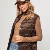 Women Bellerose Hats And Beanies | Dace, Wool Mix Cap With Pattern Dark Brown