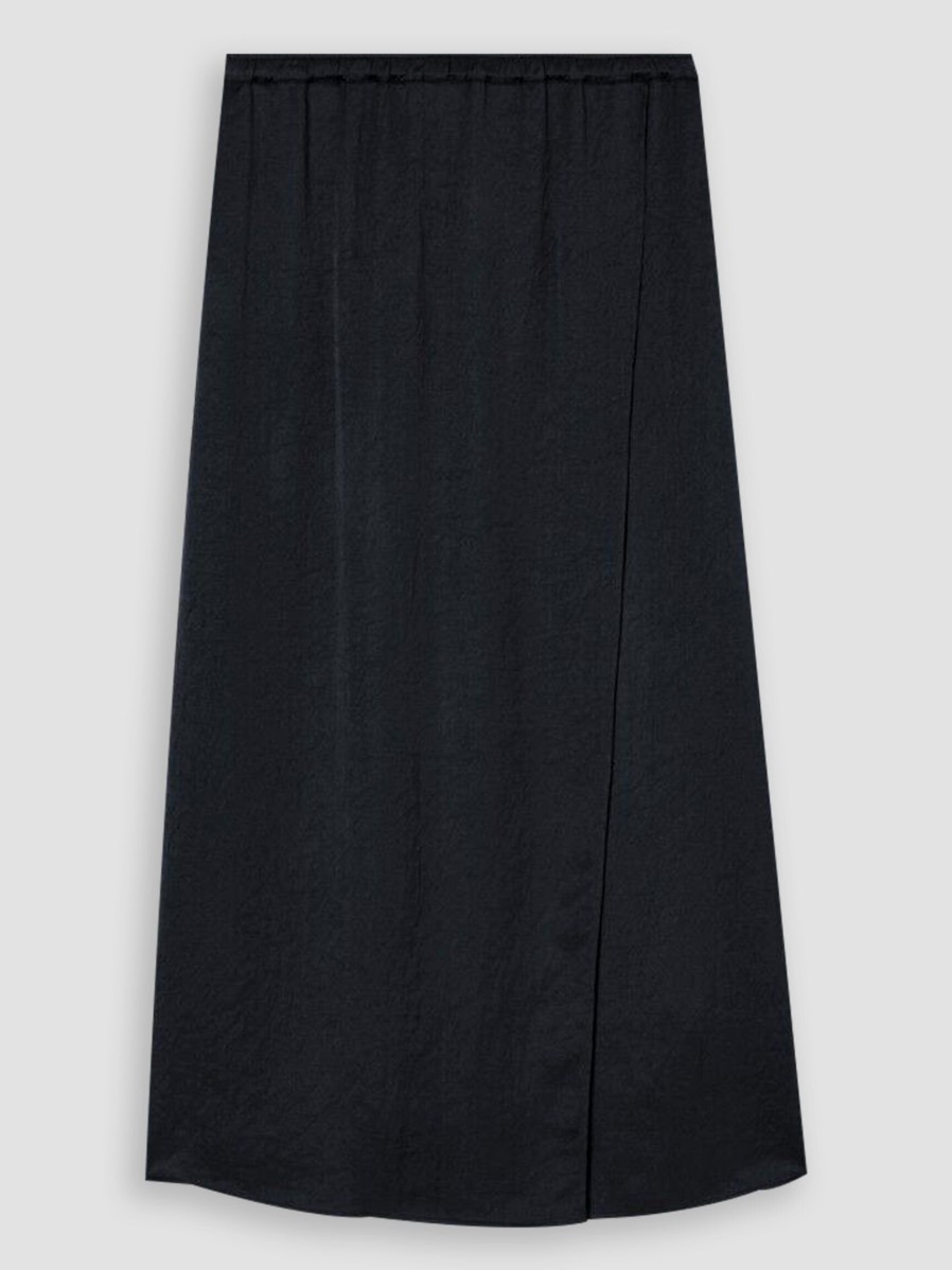 Women American Vintage Skirts | Widland, Woven A-Line Skirt Black