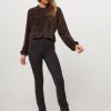 Women Yaya Sweaters And Cardigans | Viscose Mix Super Soft Jumper Dark Brown