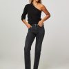 Women Won Hundred Jeans | Lounge, High Waist Straight Fit Jeans Dark Grey