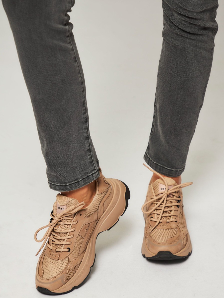 Women Nubikk Sneakers | Ross, Nubuck Sneakers Caramel