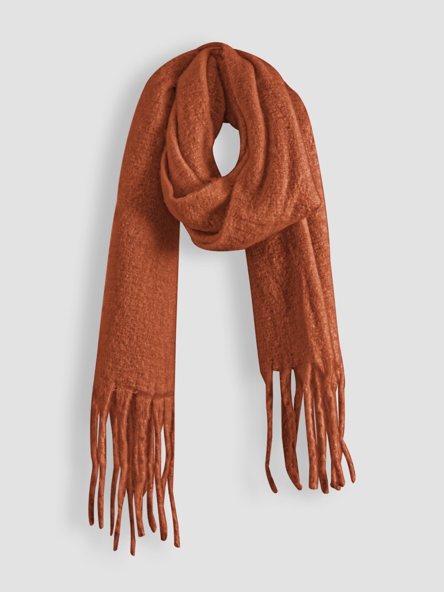 Women La Fee Maraboutee Scarves | Colonel, Woven Scarf Terracotta