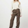 Women Samsoe Samsoe Pants And Jumpsuits | Gira, Woven Loose Fit Trousers Brown