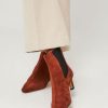 Women Ivylee Copenhagen Boots | Florence, Suede Ankle Boots Cognac