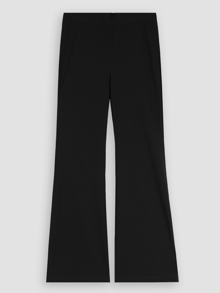 Women Trvl Drss Pants And Jumpsuits | Jazz Pants, Travel Jersey Relaxed Fit Trousers Black