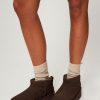 Women Ugg Boots | Classic Ultra Mini Plateau Ankle Boots Dark Brown