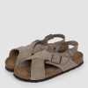 Women Birkenstock Sandals | Tulum, Suede Sandals Taupe