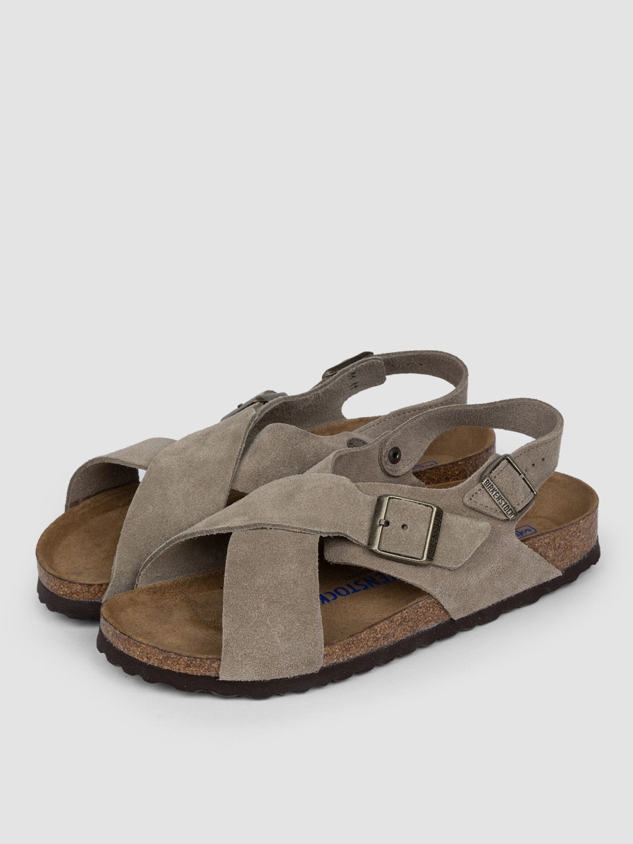 Women Birkenstock Sandals | Tulum, Suede Sandals Taupe