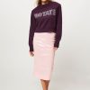 Women Rotate Birger Christensen Skirts | Tasha, Woven Sequins Skirt Light Pink