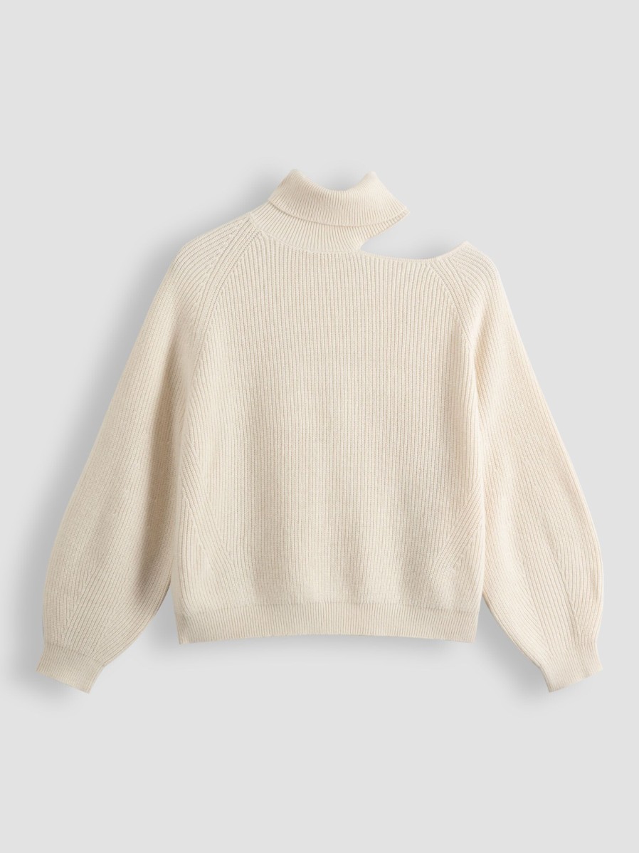 Women Dante 6 Sweaters And Cardigans | Marenna, Wool Mix Turtleneck Cream