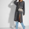 Women Samsoe Samsoe Dresses And Tunics | Kei, Wool Mix Melee Dress Dark Grey