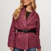 Women Louizon Blazers And Jackets | Gaetanne, Cotton Mix Jacket Mauve