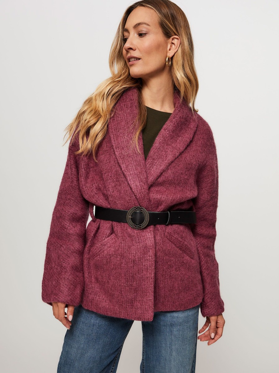 Women Louizon Blazers And Jackets | Gaetanne, Cotton Mix Jacket Mauve