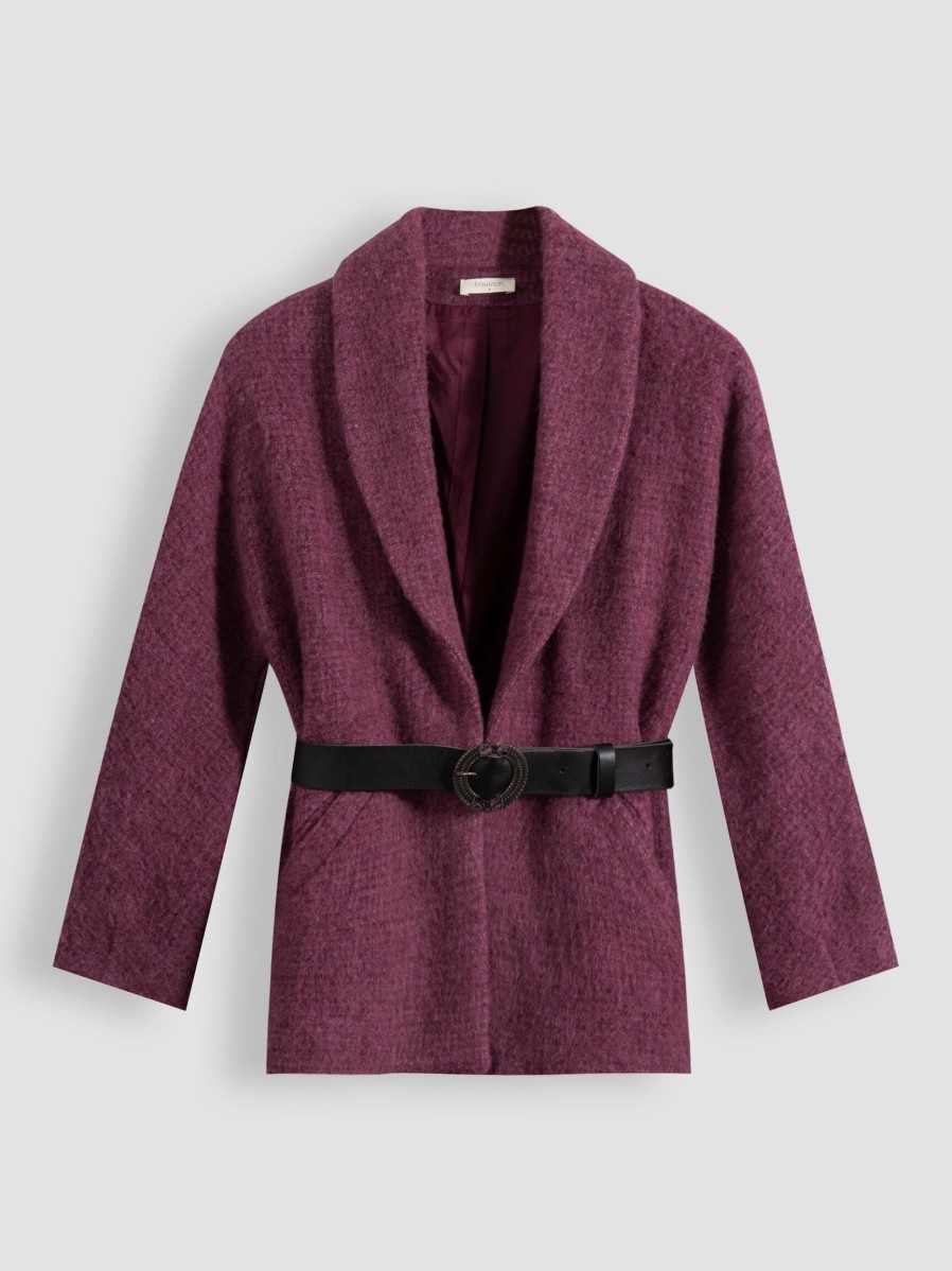 Women Louizon Blazers And Jackets | Gaetanne, Cotton Mix Jacket Mauve