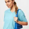 Women Samsoe Samsoe Tops And Blouses | Eli, Linen Slub Top Blue