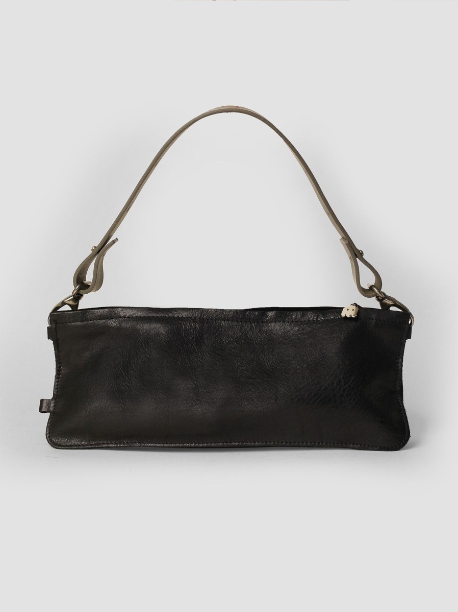 Women Ellen Truijen Bags | Hipster, Leather Shoulder Bag Black