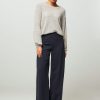 Women Drykorn Pants And Jumpsuits | Before, Wool Mix Palazzo Dark Blue