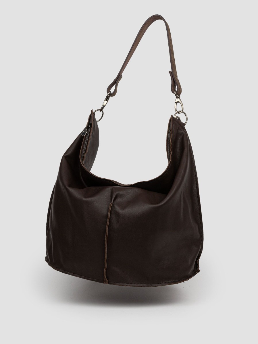 Women Ellen Truijen Bags | Mammut, Leather Shoulder/Crossbody Bag Dark Brown