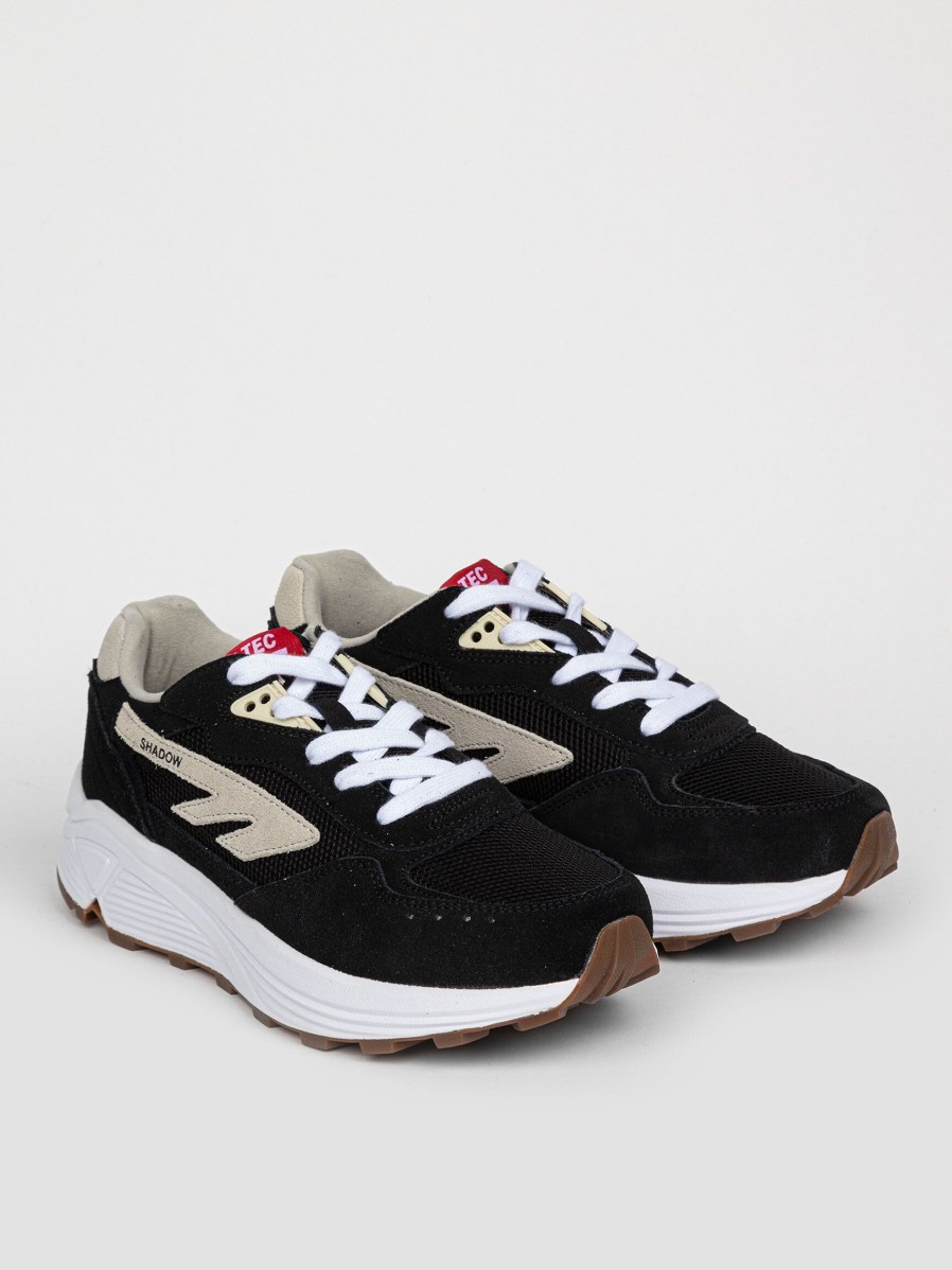 Women Hi-tec Sneakers | Shadow Rgs, Suede Sneakers Black