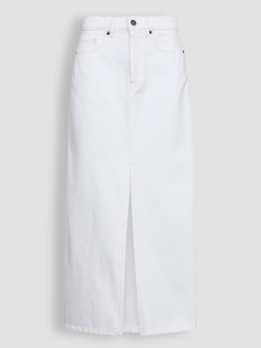 Women Co'Couture Skirts | Vika, Denim Skirt White