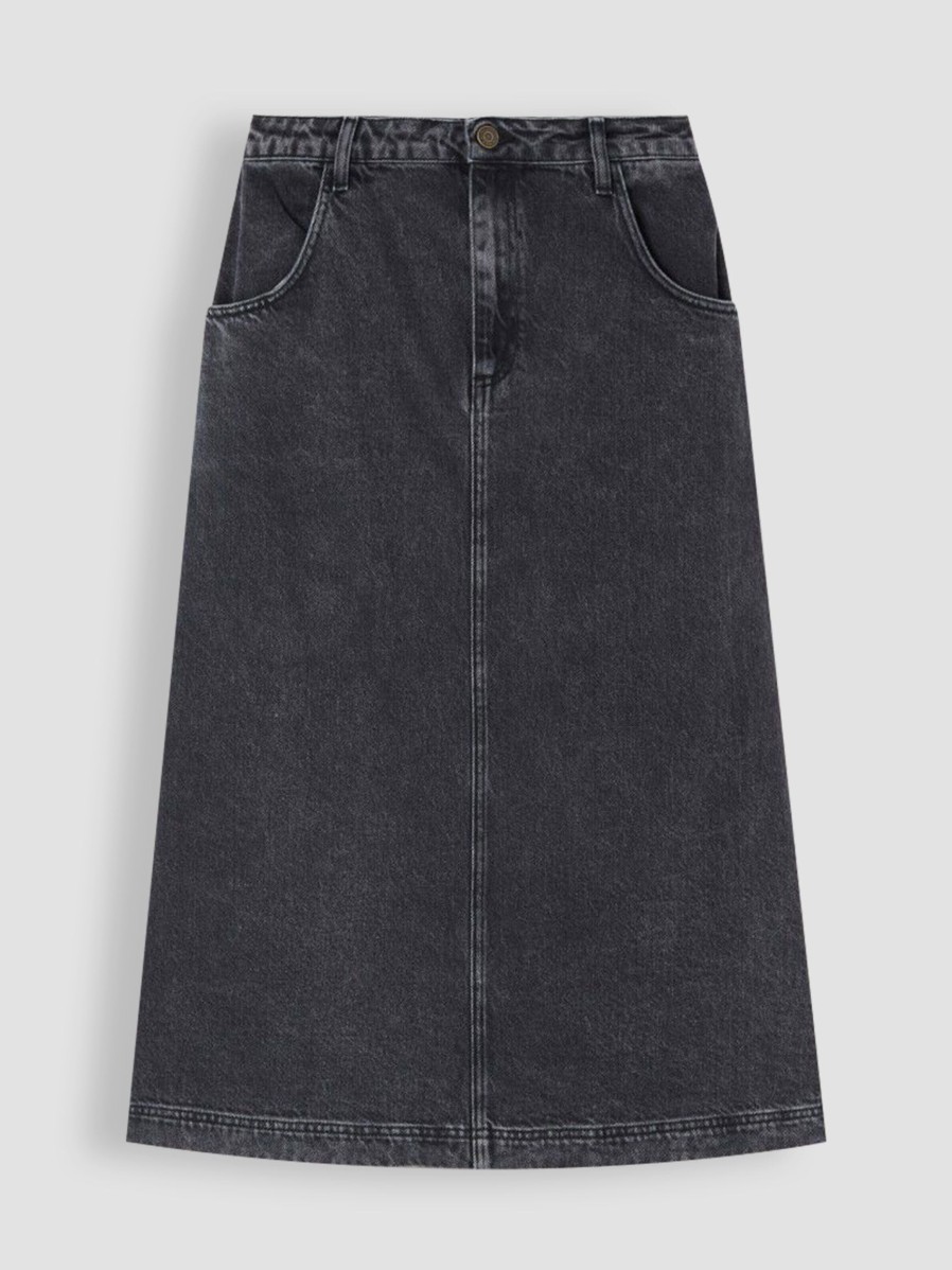 Women American Vintage Skirts | Yopday, Denim Skirt Anthracite