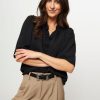 Women Co'Couture Tops And Blouses | Sueda, Viscose Mix Blouse Black