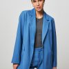 Women Won Hundred Blazers And Jackets | Scout, Wool Mix Oversized Blazer Blue