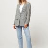 Women Baum und Pferdgarten Blazers And Jackets | Balca, Viscose Mix Pied De Poule Blazer Black