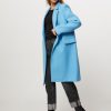 Women Modstrom Outerwear | Edin, Cotton Mix Coat Blue