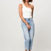 Women Drykorn Jeans | Shelter, Mid Waist Loose Fit Jeans Light Blue