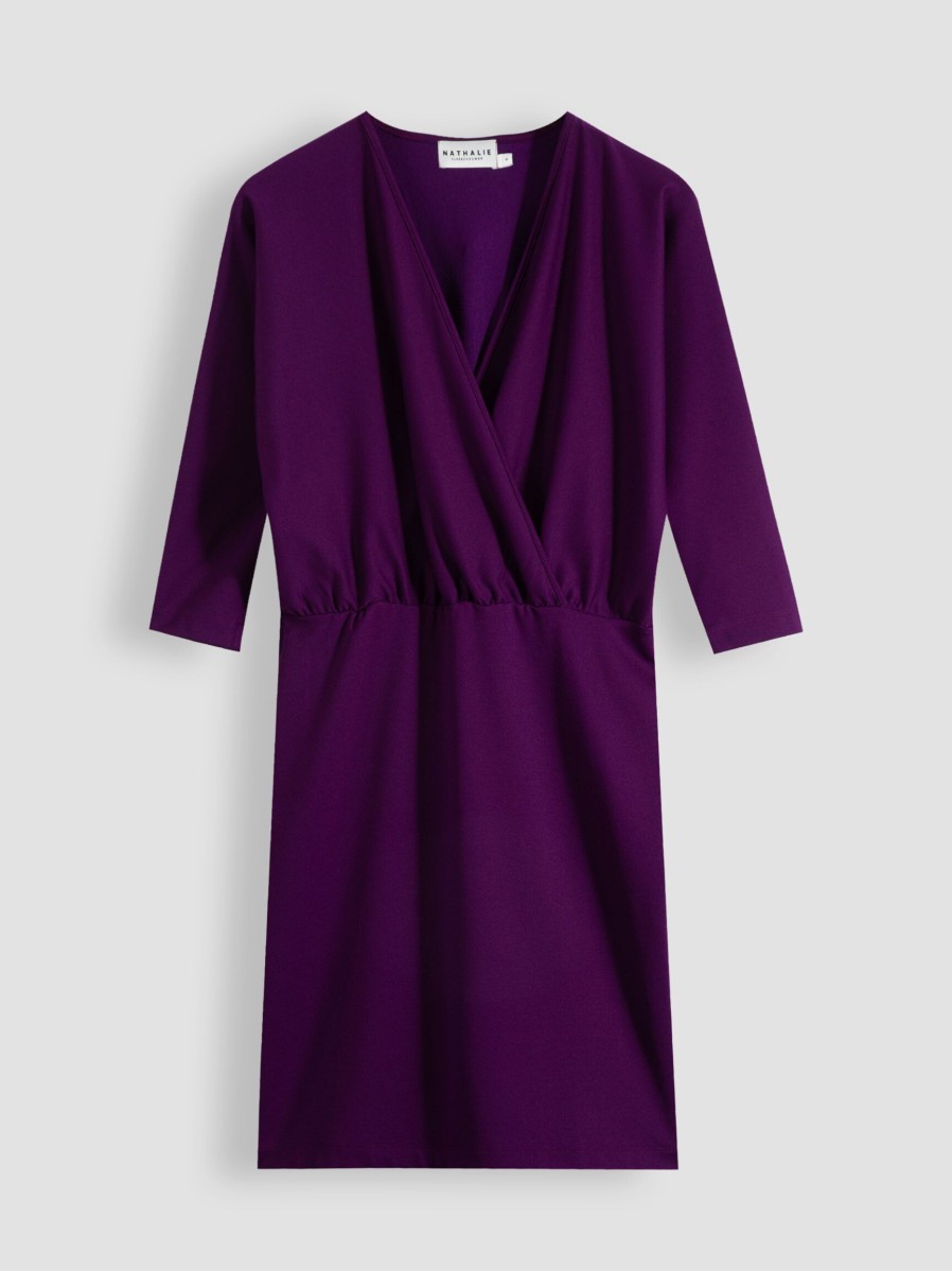 Women Nathalie Vleeschouwer Dresses And Tunics | Cato, Rayon Mix Dress Purple