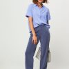 Women Samsoe Samsoe Pants And Jumpsuits | Hoys, Woven Wide Leg Trousers Bluegrey