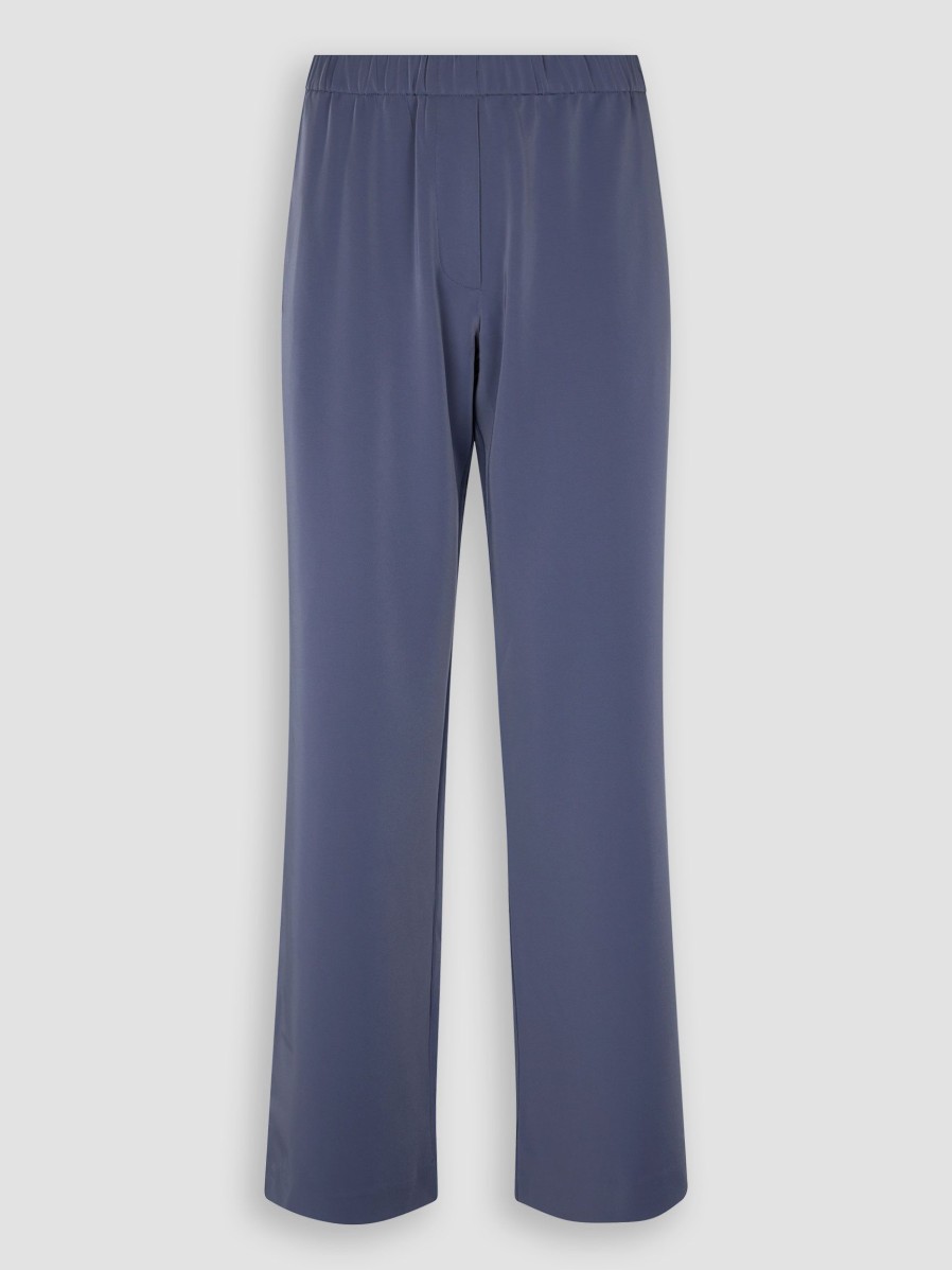 Women Samsoe Samsoe Pants And Jumpsuits | Hoys, Woven Wide Leg Trousers Bluegrey