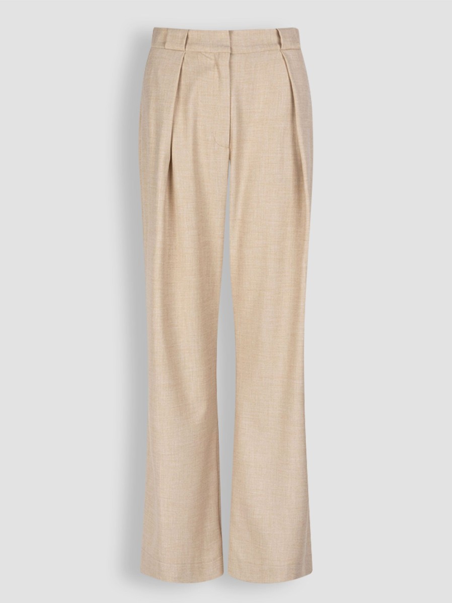 Women Ruby Tuesday Pants And Jumpsuits | Reely, Viscose Mix Trousers Camel