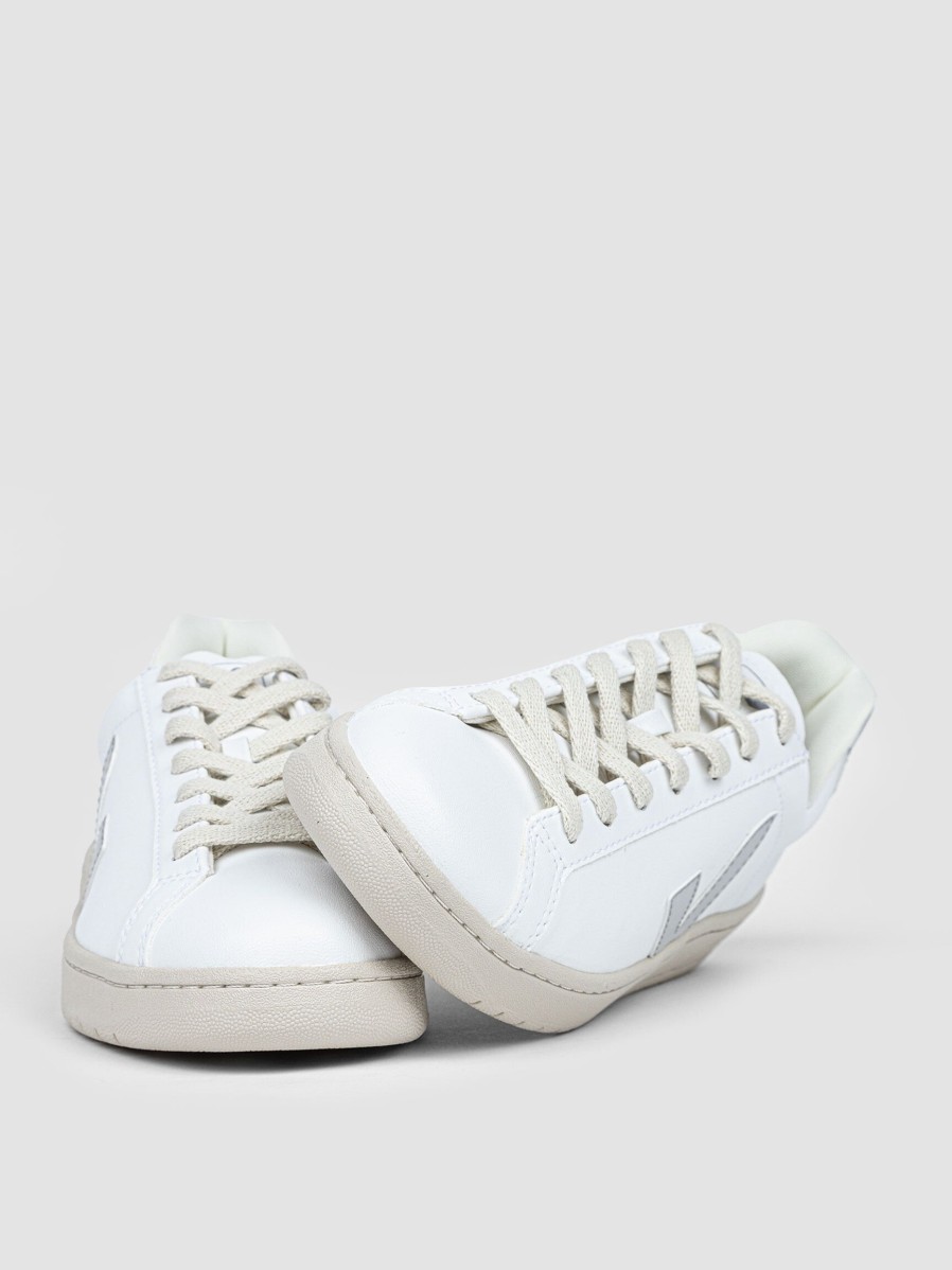 Women Veja Sneakers | Urca, Ecological Leather Sneakers Silver Colour