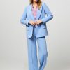 Women Fabienne Chapot Blazers And Jackets | Benny, Rayon Mix Blazer Blue