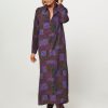 Women Nathalie Vleeschouwer Dresses And Tunics | Conchita, Viscose Maxi Dress With Print Brown