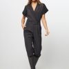 Women Yaya Pants And Jumpsuits | Viscose Mix Jumpsuit Anthracite