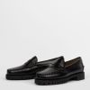 Women Sebago Ballet Flats And Loafers | Dan Lug, Leather Loafers Black