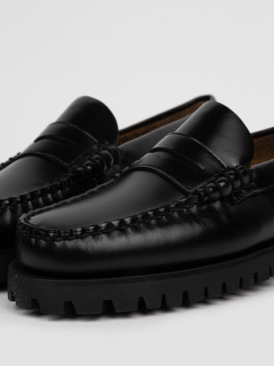 Women Sebago Ballet Flats And Loafers | Dan Lug, Leather Loafers Black