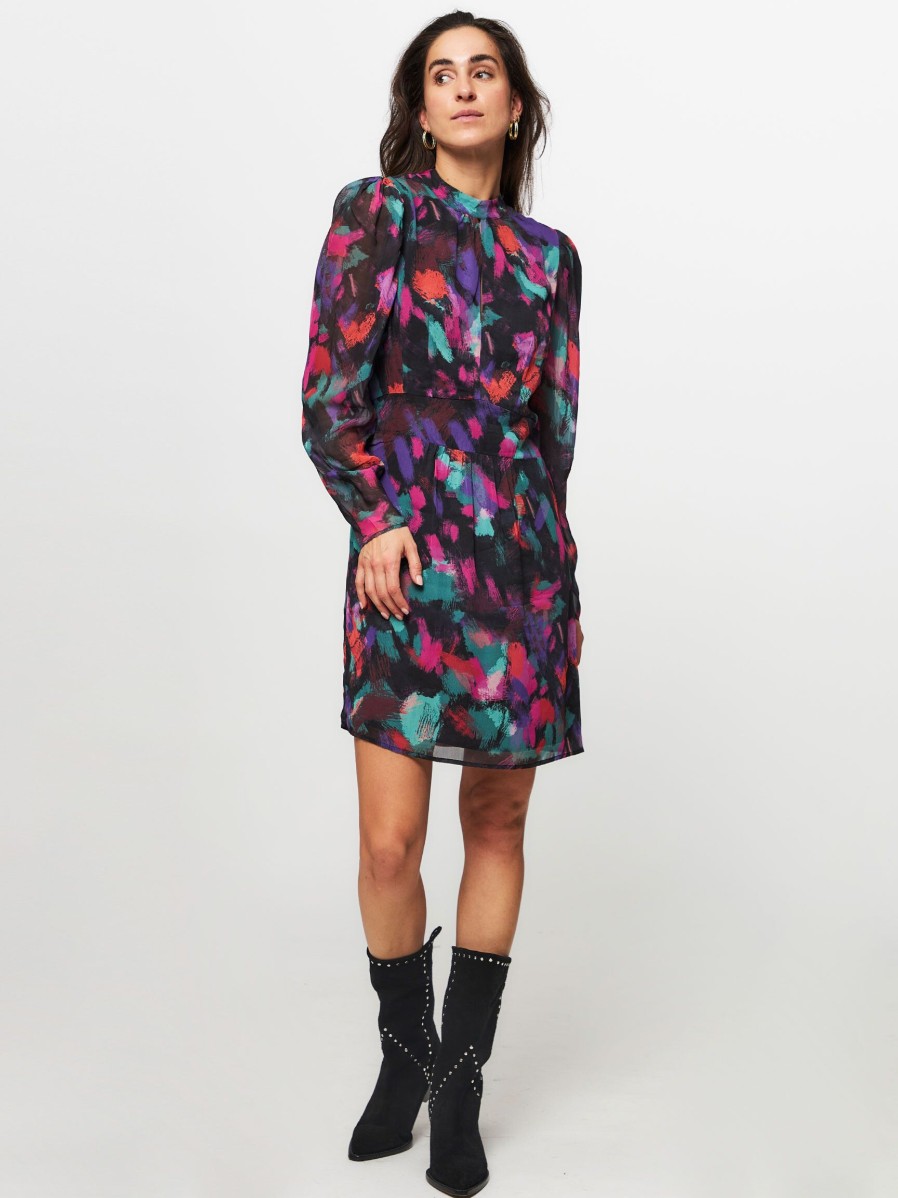 Women Dante 6 Dresses And Tunics | Edly, Viscose Dress With Print Purple