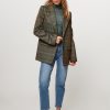 Women Drykorn Blazers And Jackets | Bascote, Wool Blazer With Checkered Pattern Green/Brown