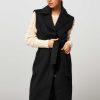 Women Dante 6 Blazers And Jackets | Myroma, Wool Mix Gilet Black