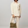 Women Ellen Truijen Bags | Golondria, Suede Crossbody Bag Moss Green