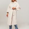 Women Arma Outerwear | Seguret, Wool Coat Off White