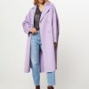 Women Essentiel Antwerp Outerwear | Eco, Wool Coat Lilac