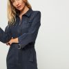 Women By Bar Pants And Jumpsuits | Louise, Denim Jumpsuit Dark Blue