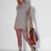 Women Baum und Pferdgarten Pants And Jumpsuits | Jazzlyn, Mesh Legging With Print Bordeauxred