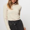 Women Drykorn Sweaters And Cardigans | Lugona, Lyocell Mix Turtleneck Ecru